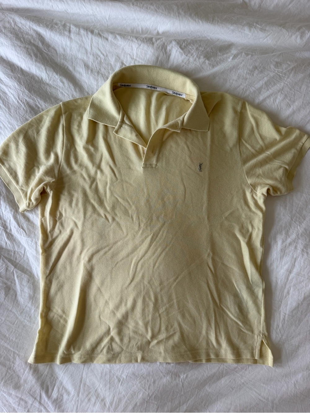 Yves Saint Laurent Pale Yellow Shirt